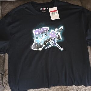 Jordan Black 'Air Jordan' Graphic Tee